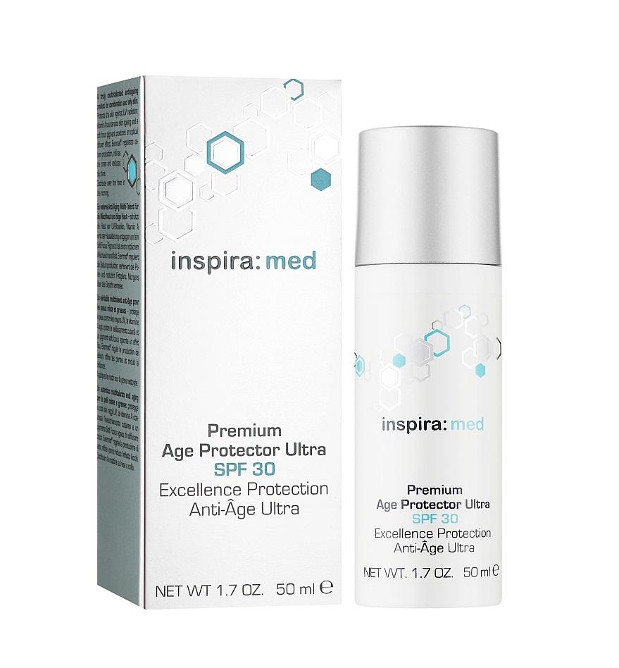 Крем антивозрастной Premium Age Protector Ultra Inspira Med SPF 30 Премиум ультралегкий 50 мл (4251059310251)