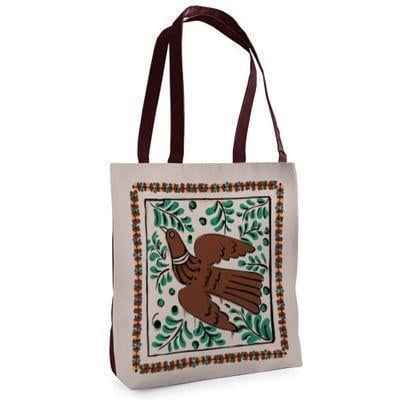 Сумка тканевая Tenderness Птица среди веток (693532194)