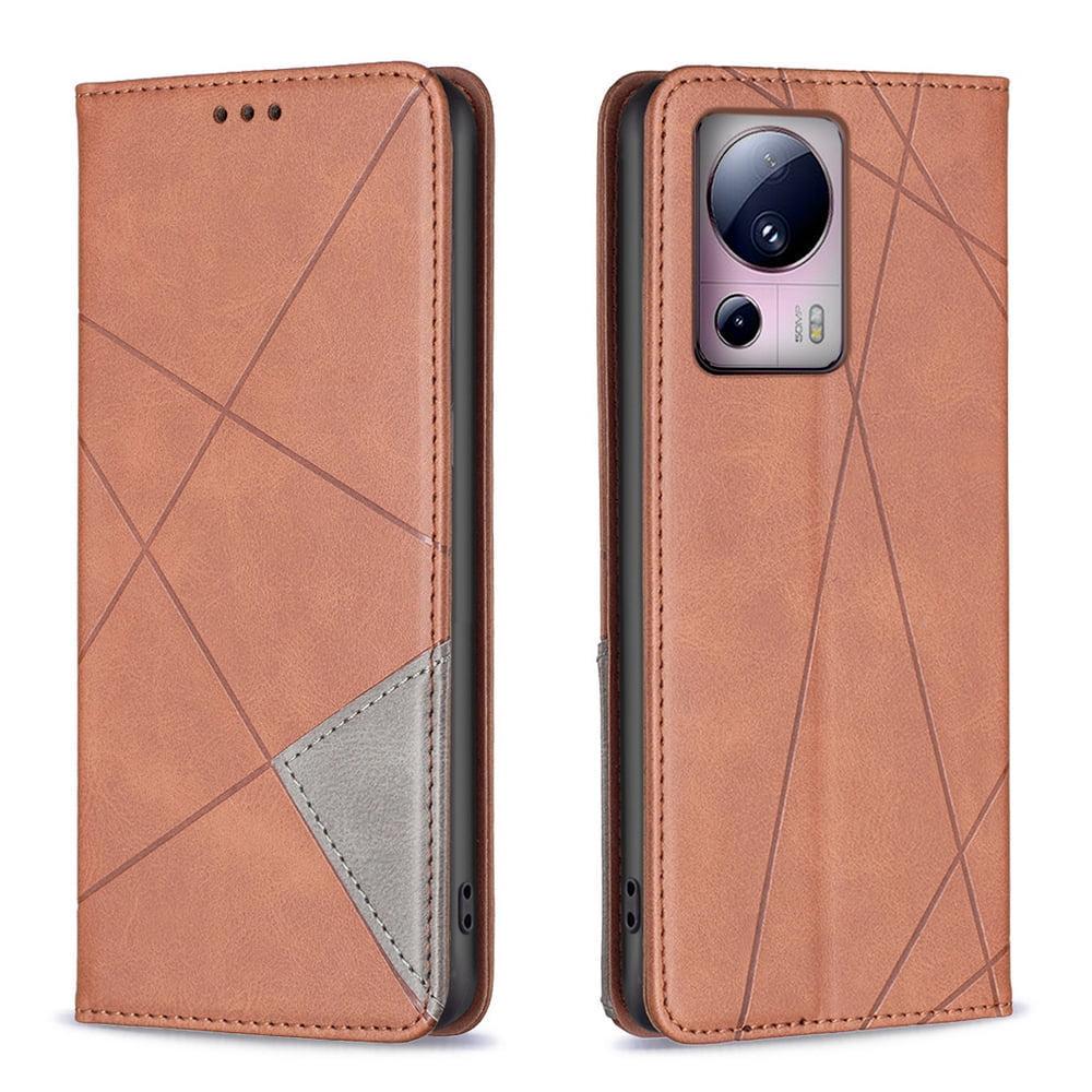 Чехол книжка SHLab Prisma Xiaomi 13 Lite Brown (38315-30)
