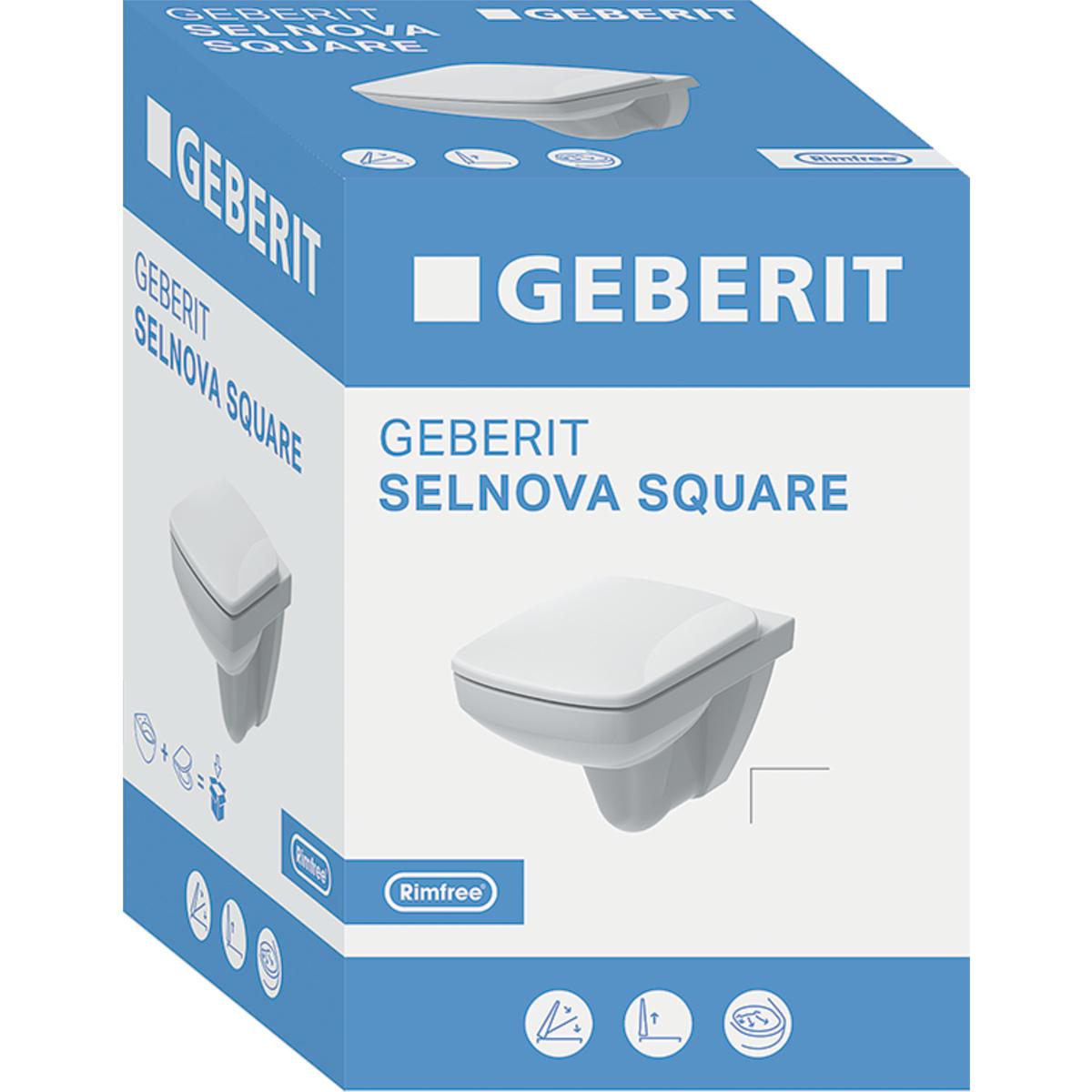 Унітаз підвісний Geberit Selnova 501.961.00.1 500.275.01.1+500.336.01.1 безобідковий (231776) - фото 3 Унітаз підвісний Geberit Selnova 501.961.00.1 500.275.01.1+500.336.01.1 безобідковий (231776) - фото 3