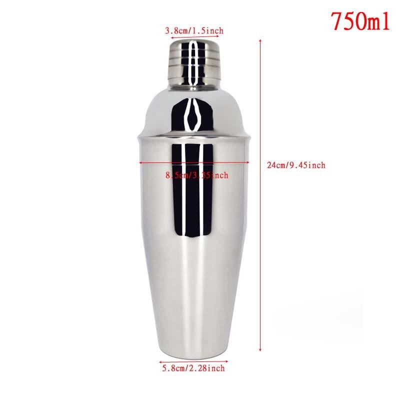 Набір бармена для приготування коктейлів 6в1 шейкер 750 мл (1484755164) - фото 7 Набір бармена для приготування коктейлів 6в1 шейкер 750 мл (1484755164) - фото 7