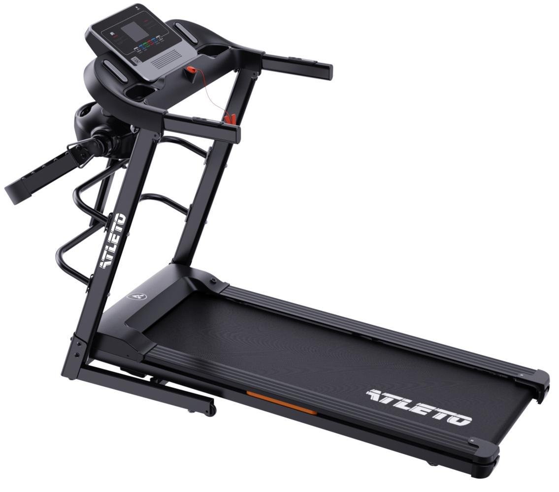 Беговая дорожка для ежедневных тренировок Atleto A90 со сменным наклоном и массажером до 110 кг 41х121 см Черный (147-76-42401031) Беговая дорожка для ежедневных тренировок Atleto A90 со сменным наклоном и массажером до 110 кг 41х121 см Черный (147-76-42401031)