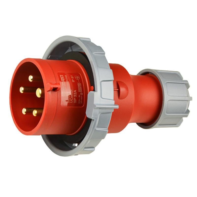 Вилка переносная АСКО-УКРЕМ полиамид серии UCombi 5P 32А IP 67 (A0080010115)