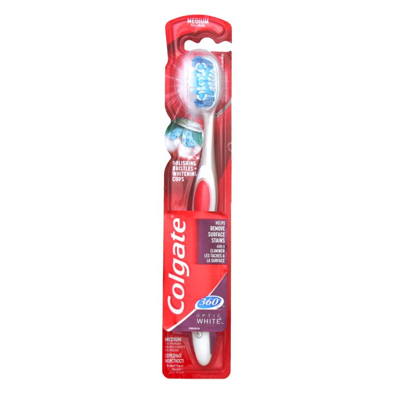 Зубна щітка Colgate Optic White середня (6001067017332)