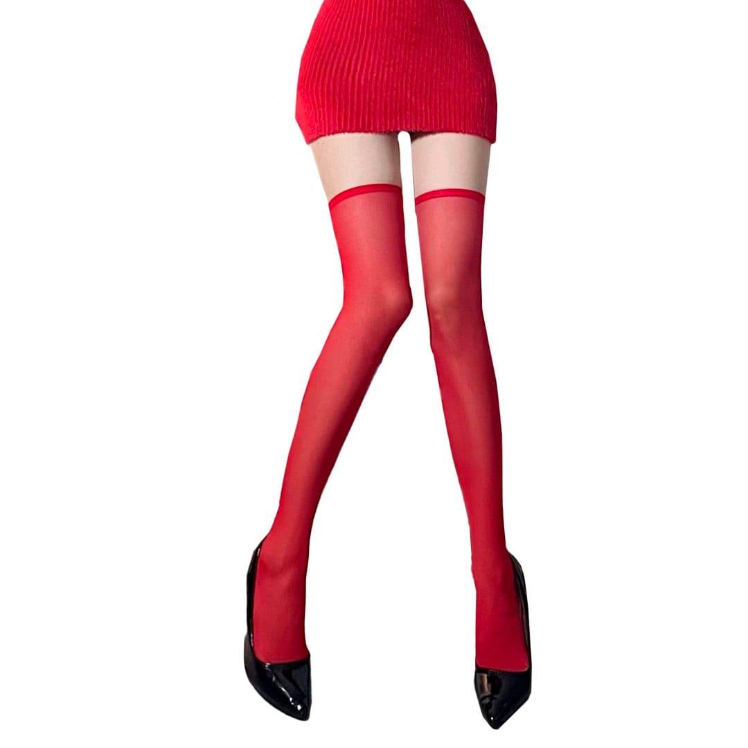 Чулки M Красный (29738288)