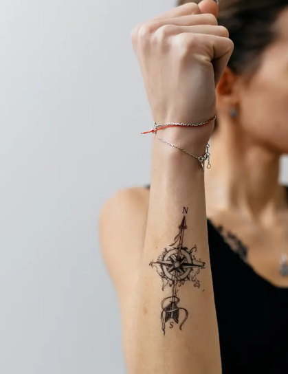 Временное тату Компас мини LB-31 (KG-6116) - фото 2