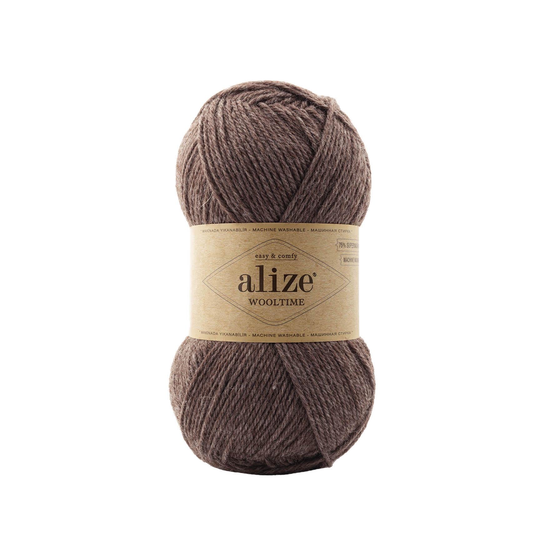 Пряжа Alize Wooltime 240 Какао (5806)