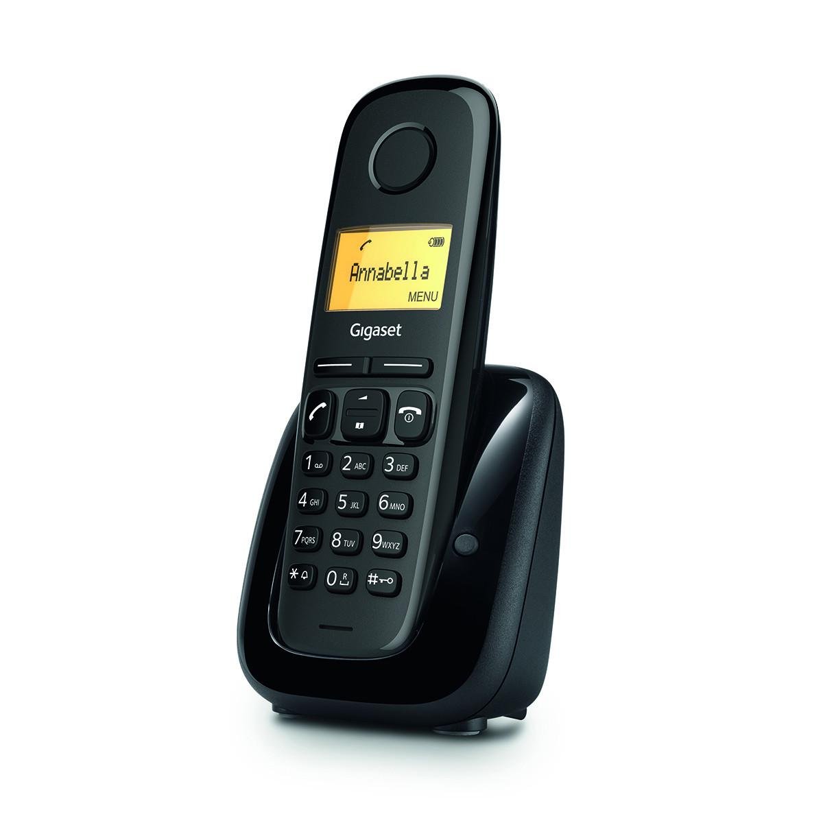 Радіотелефон Gigaset DECT A180 Black (S30852-H2807-R601) - фото 3 Радіотелефон Gigaset DECT A180 Black (S30852-H2807-R601) - фото 3