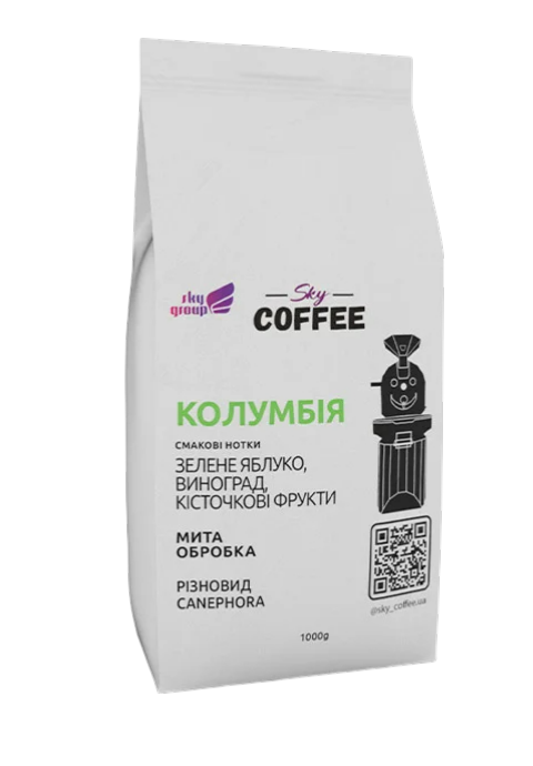 Кава зернова Колумбія 1 кг мелена (34713433)
