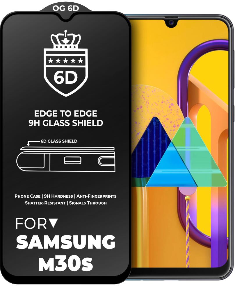 Защитное стекло 6D OG Crown для Samsung Galaxy M30s M307 Black (19021) Защитное стекло 6D OG Crown для Samsung Galaxy M30s M307 Black (19021)