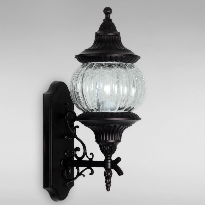 Уличный настенный светильник KX-18264/W 540х260 мм E27 Черный