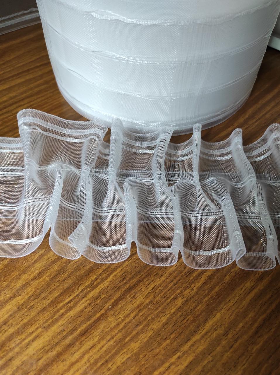 Тасьма шторна на карниз трубу 10 см (1441780527) - фото 2 Тасьма шторна на карниз трубу 10 см (1441780527) - фото 2