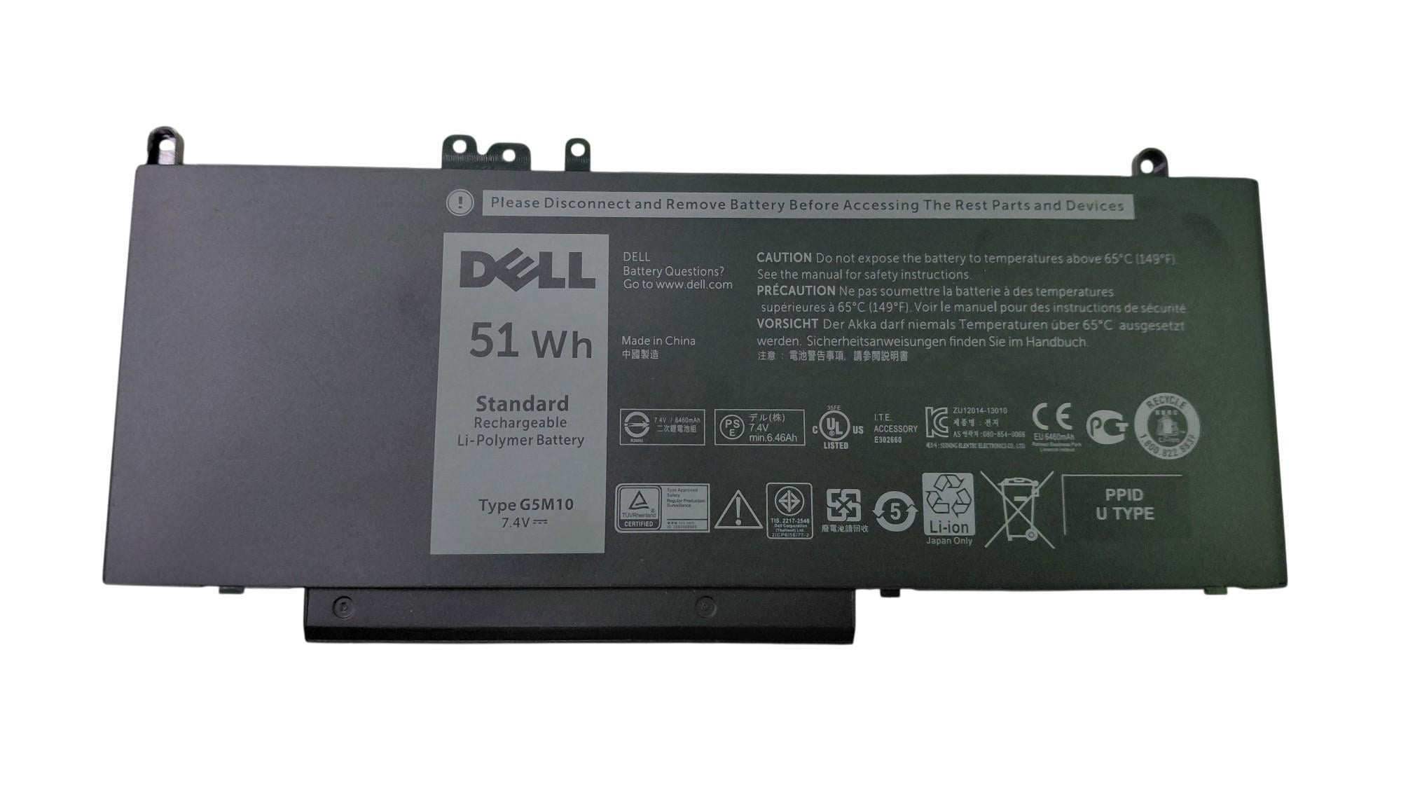 Аккумулятор для ноутбука Dell G5M10 7,4V 6460 mAh Black