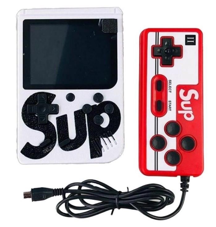 Игровая консоль с джойстиком Game Sup на 500 игр White/Red - фото 1