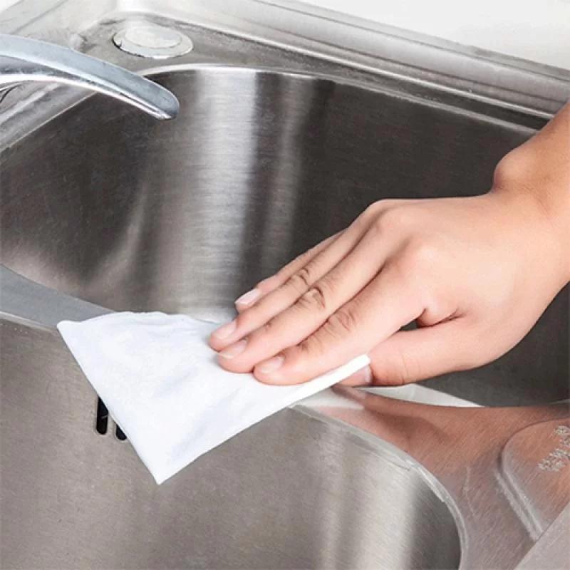 Салфетки Aquasoft спанлейс гладкие 50 шт. сложенные 50х30 см (015033) - фото 5