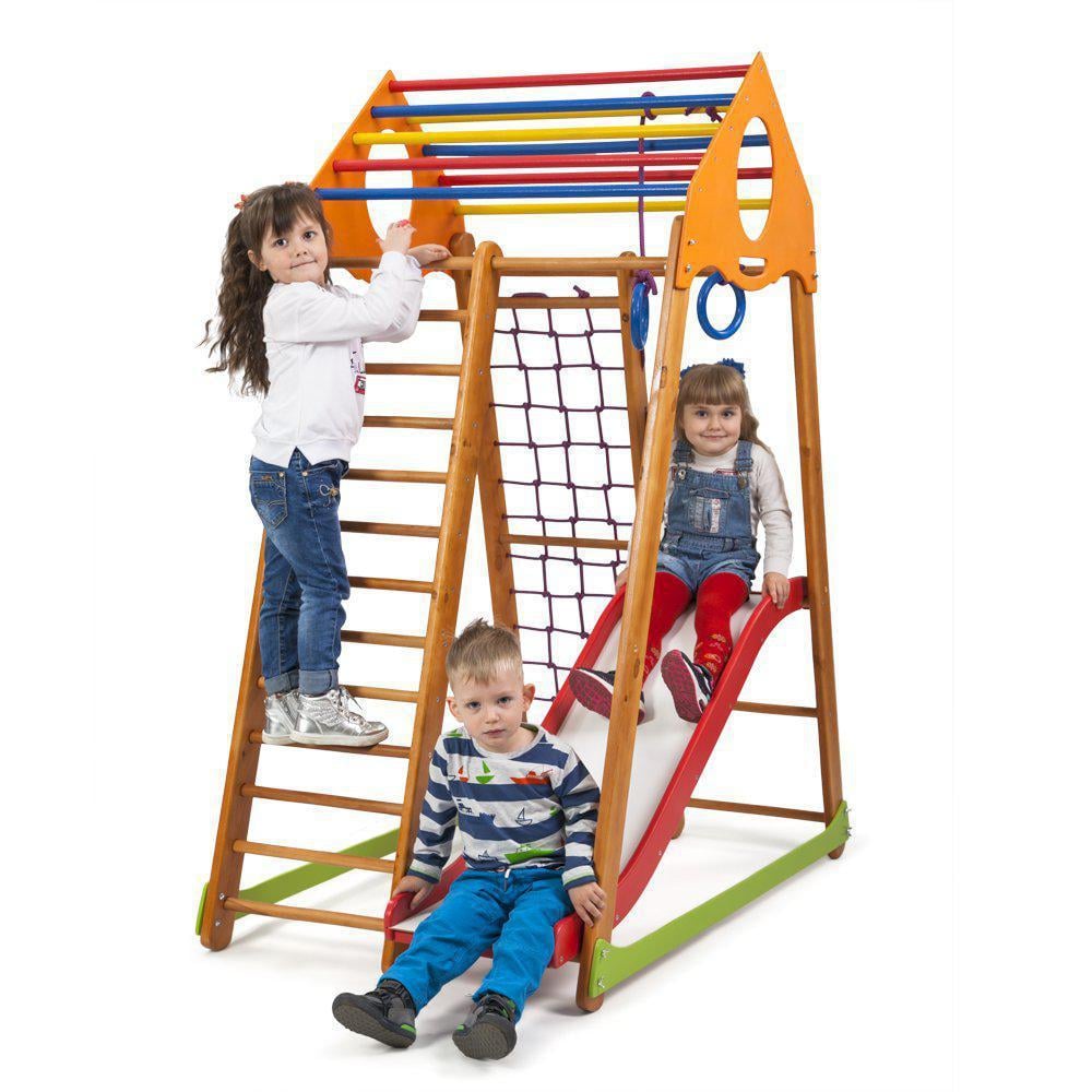 Детский спортивный комплекс SportBaby BambinoWood Plus 1 (BambinoWood-Plus-1-4)