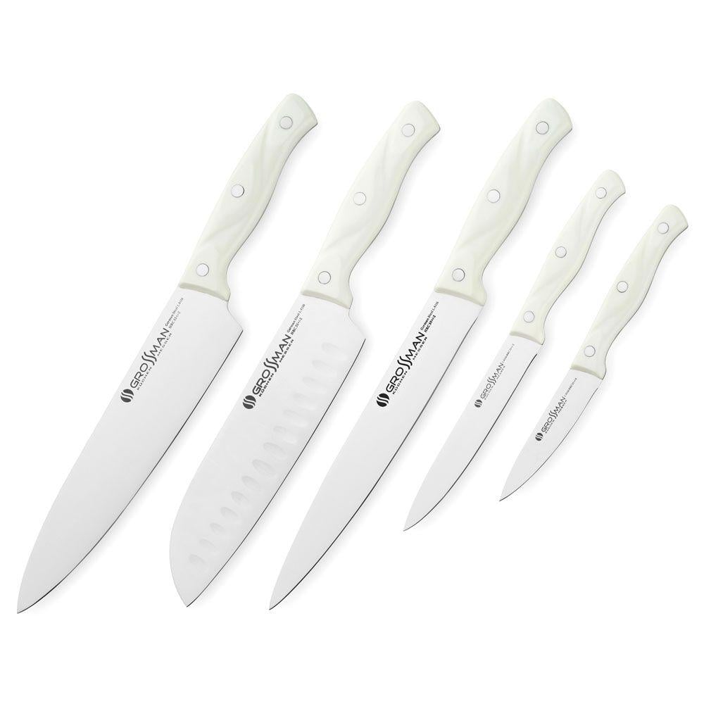 Набор кухонных ножей Grossman Alaska magnet (26555156) - фото 2 Набор кухонных ножей Grossman Alaska magnet (26555156) - фото 2