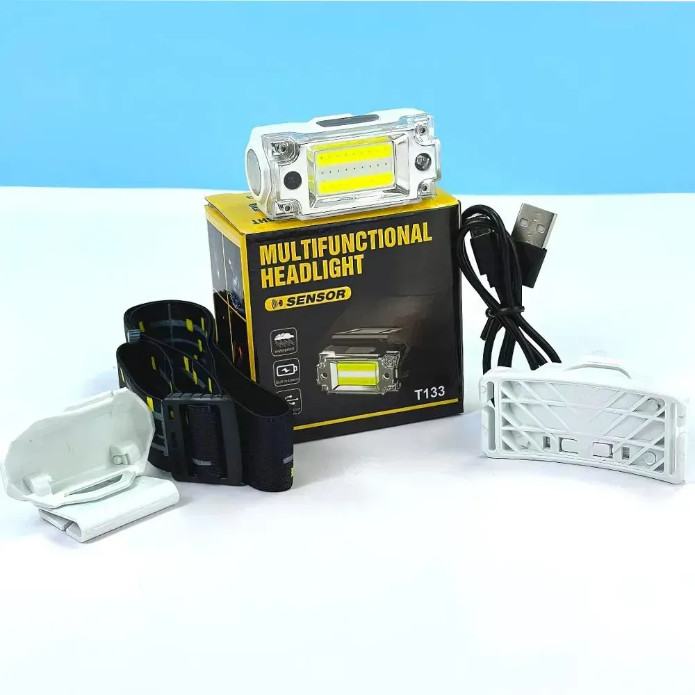 Ліхтар налобний BL T133 із сенсорним датчиком та магнітом акумуляторний (234571859) - фото 10 Ліхтар налобний BL T133 із сенсорним датчиком та магнітом акумуляторний (234571859) - фото 10