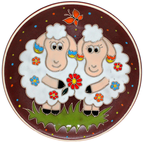 Тарелка S&T Овцы 19,5 см Разноцветный (ST531038)