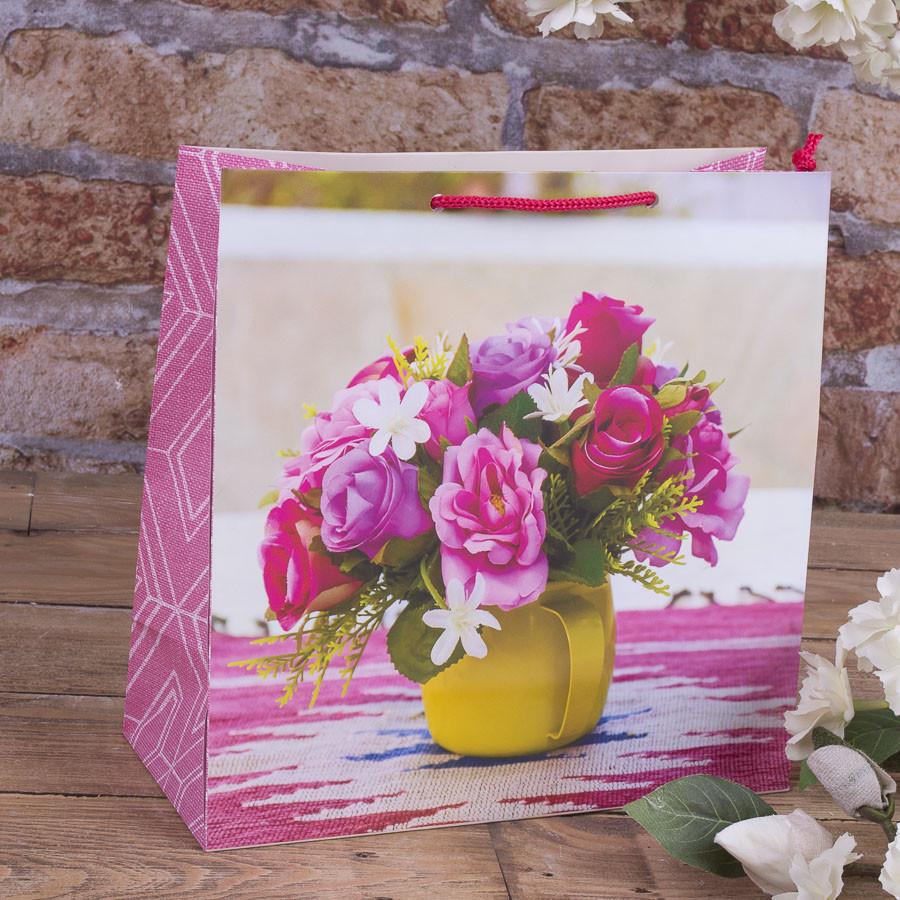 Пакет W1-68 Маленький букетик 23х23х10 см (4680-w1-68)