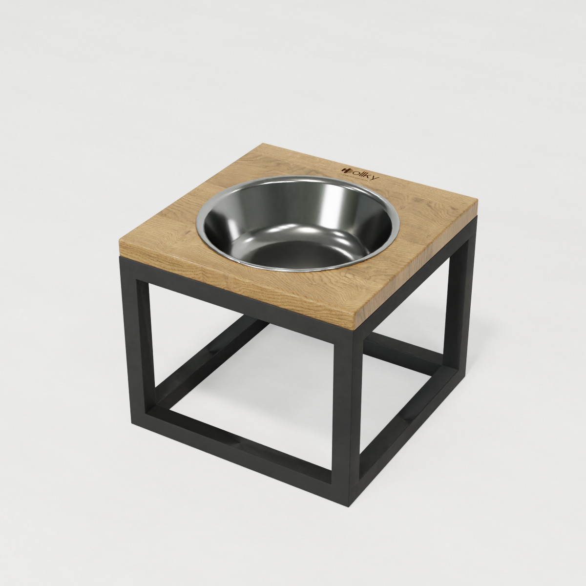 Миска на подставке для больших собак Hollky Base Solo XL 1,8 л (XL-262620-BLNT) - фото 9