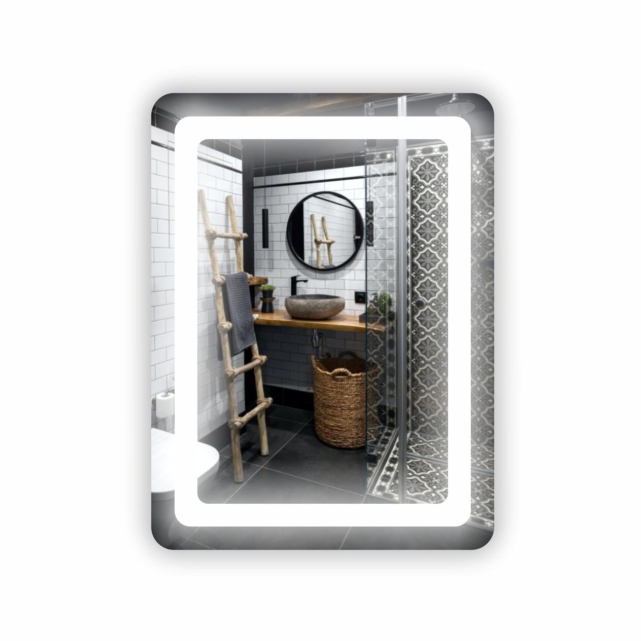 Зеркало для ванной комнаты с LED подсветкой SR-018 600х800 мм