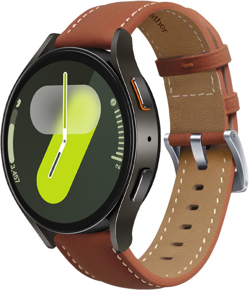 Ремінець шкіряний Folsa для Galaxy Watch 7 Brown (37465-30)