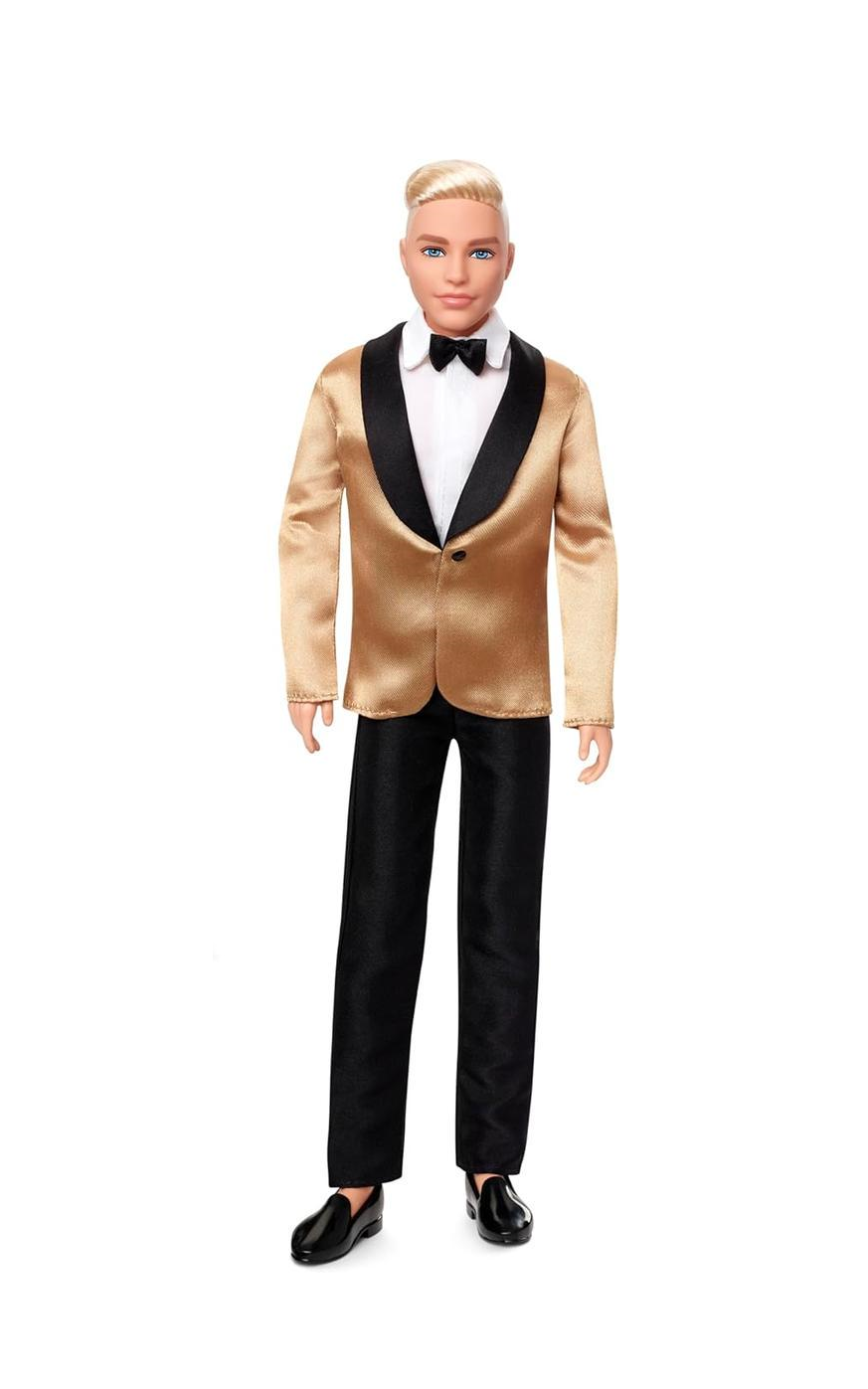 Кукла коллекционная Barbie Signature 2025 Holiday Blonde Ken Праздничный Кен блондин (JGK55)