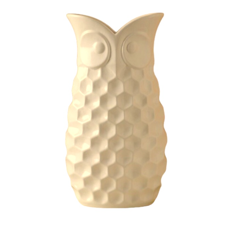 Ваза Nana ceramics Сова 38 см Бежевый Ваза Nana ceramics Сова 38 см Бежевый