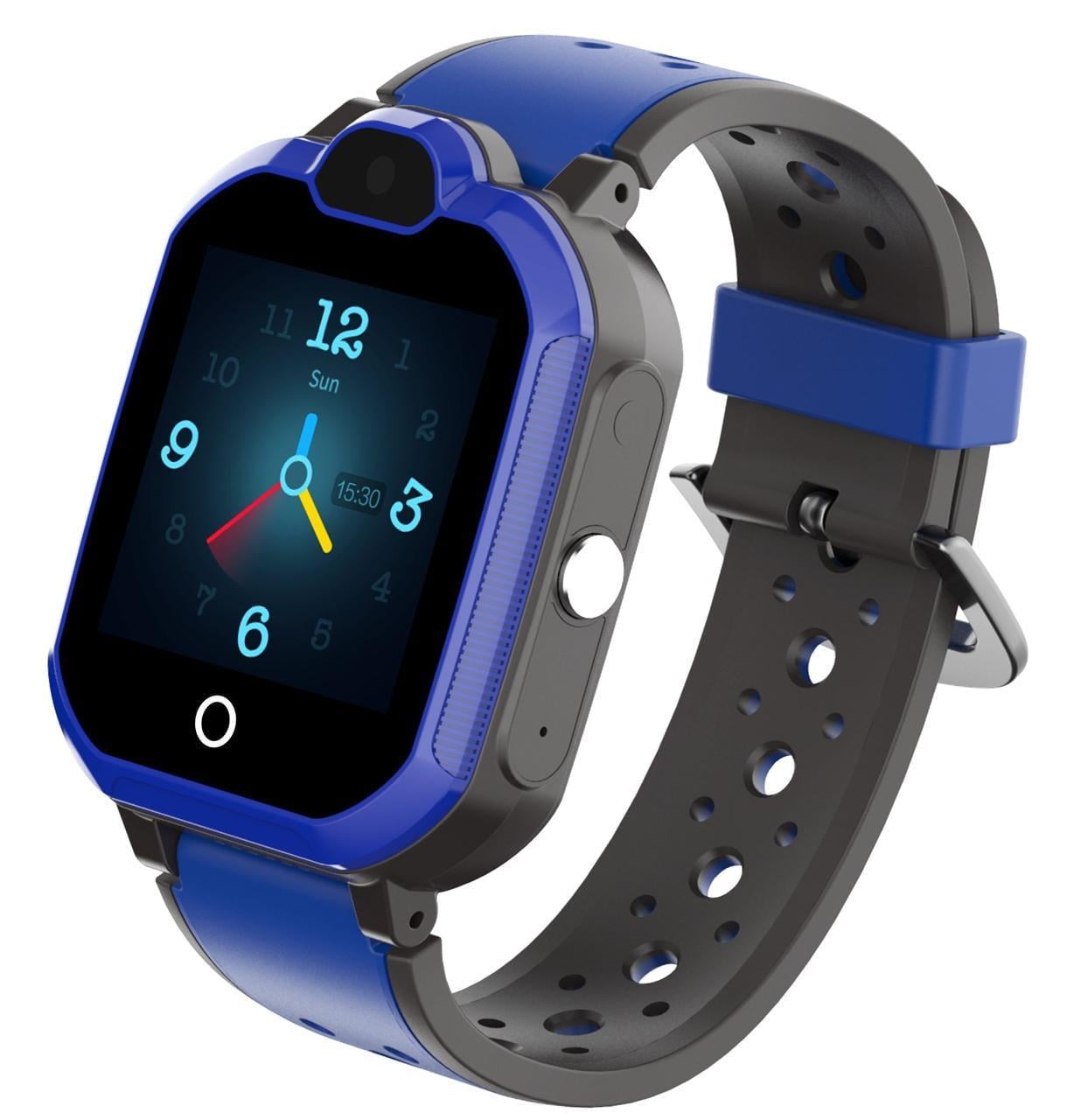 Смарт-часы детские Lemfo DH9 с GPS/4G LTE/SIM/Wi-Fi/HD видеозвонками/прослушиванием/SOS/IP67 Синий (36238761)