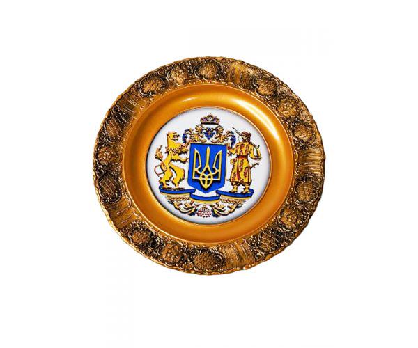 Тарелка подвесная Герб Украины