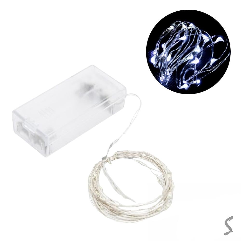 Гирлянда светодиодная 20 LED 2м 2AA White (BM-20W) - фото 2 Гирлянда светодиодная 20 LED 2м 2AA White (BM-20W) - фото 2