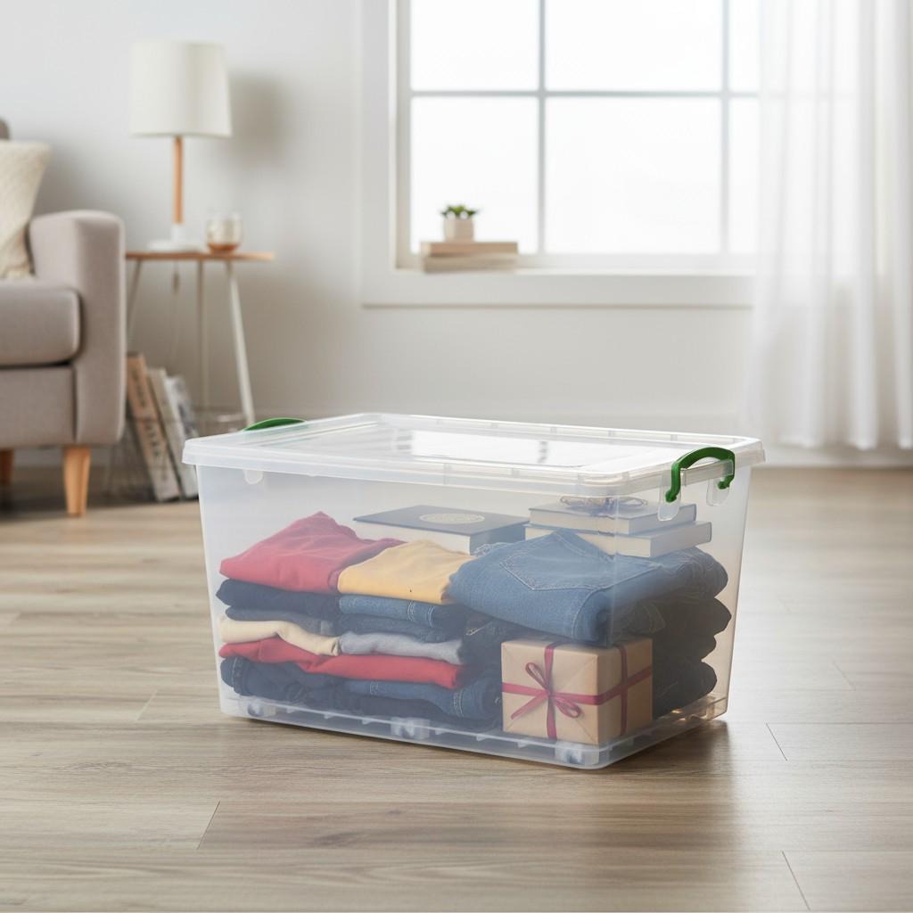 Контейнер на колесах із кришкою 50 л (30291925) - фото 3