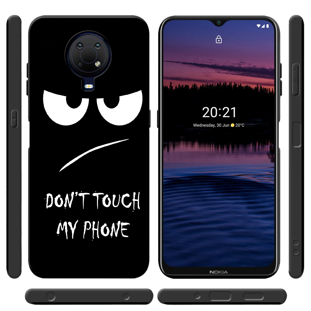 Чехол BoxFace Nokia G20 Don't Touch my Phone Черный силикон (42373-up535-42880) - фото 2