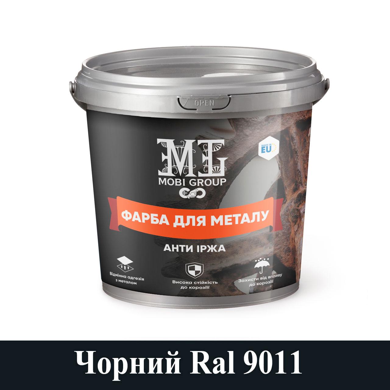 Краска для металла эпоксидная MobiGroup 1 кг Черный (MG-Epoxy-7060) - фото 1 Краска для металла эпоксидная MobiGroup 1 кг Черный (MG-Epoxy-7060) - фото 1