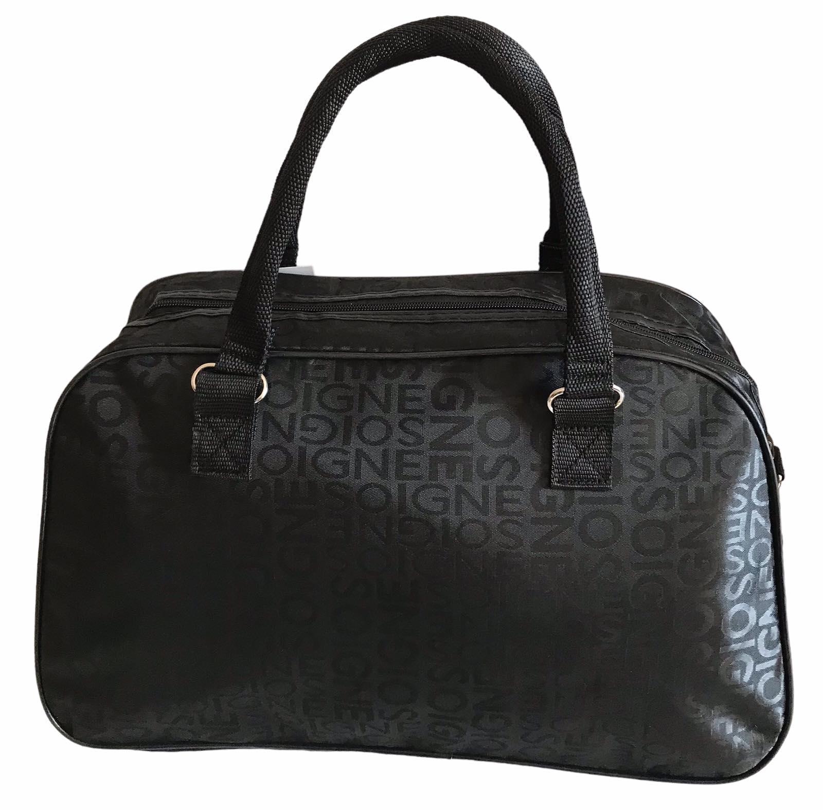 Сумка дорожная ручная кладь с длинным ремнем через плечо Черный (8802BL) - фото 3 Сумка дорожная ручная кладь с длинным ремнем через плечо Черный (8802BL) - фото 3