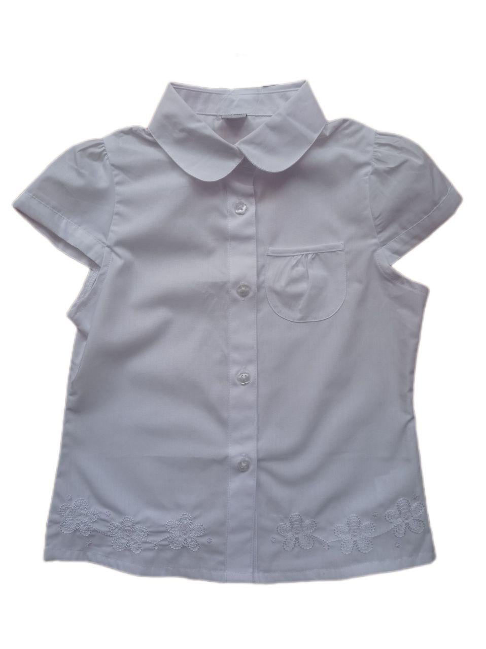 Блузка школьная для девочки TU без рукавов 116 см Белый (127213) Блузка школьная для девочки TU без рукавов 116 см Белый (127213)