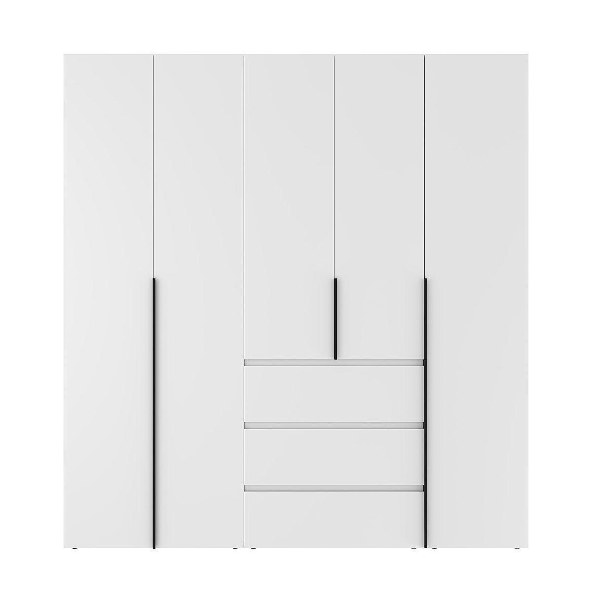 Шафа розпашна комбінована ART IN HEAD №4 Light 2000x500x2200 мм Білий діамант (GALTK041000000)