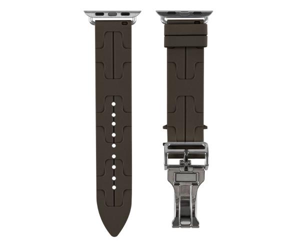 Ремешок Silicone Hermes для Watch 38/40/41 мм Khaki