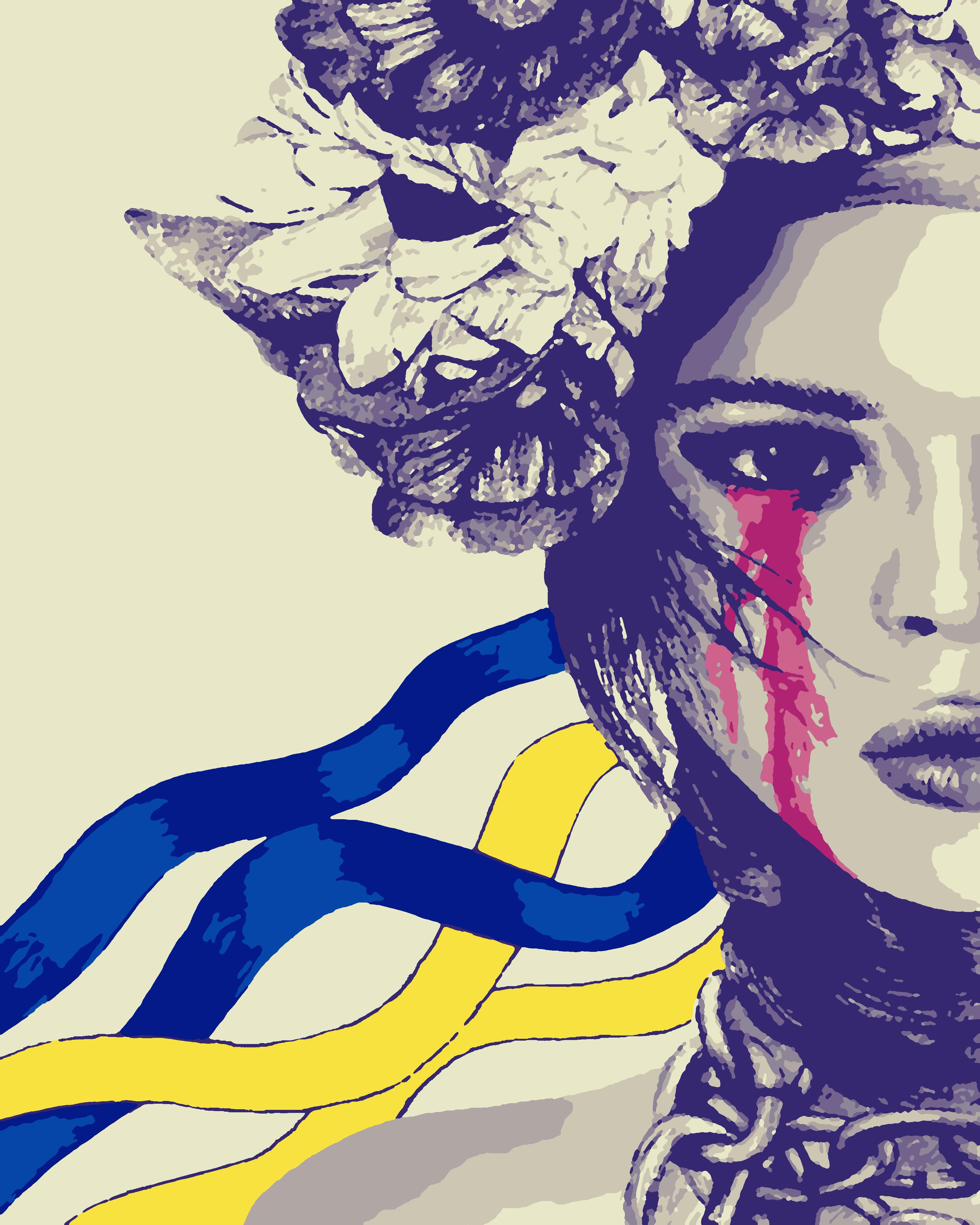 Картина по номерам Artissimo Непокоренная 50x60 см (PNX2904-Artis)