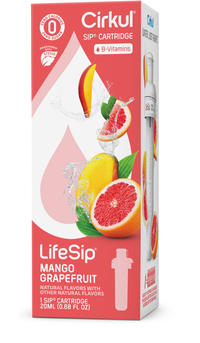 Картридж для Cirkul Mango Grapefruit LifeSip 20 мл (40356) - фото 3 Картридж для Cirkul Mango Grapefruit LifeSip 20 мл (40356) - фото 3