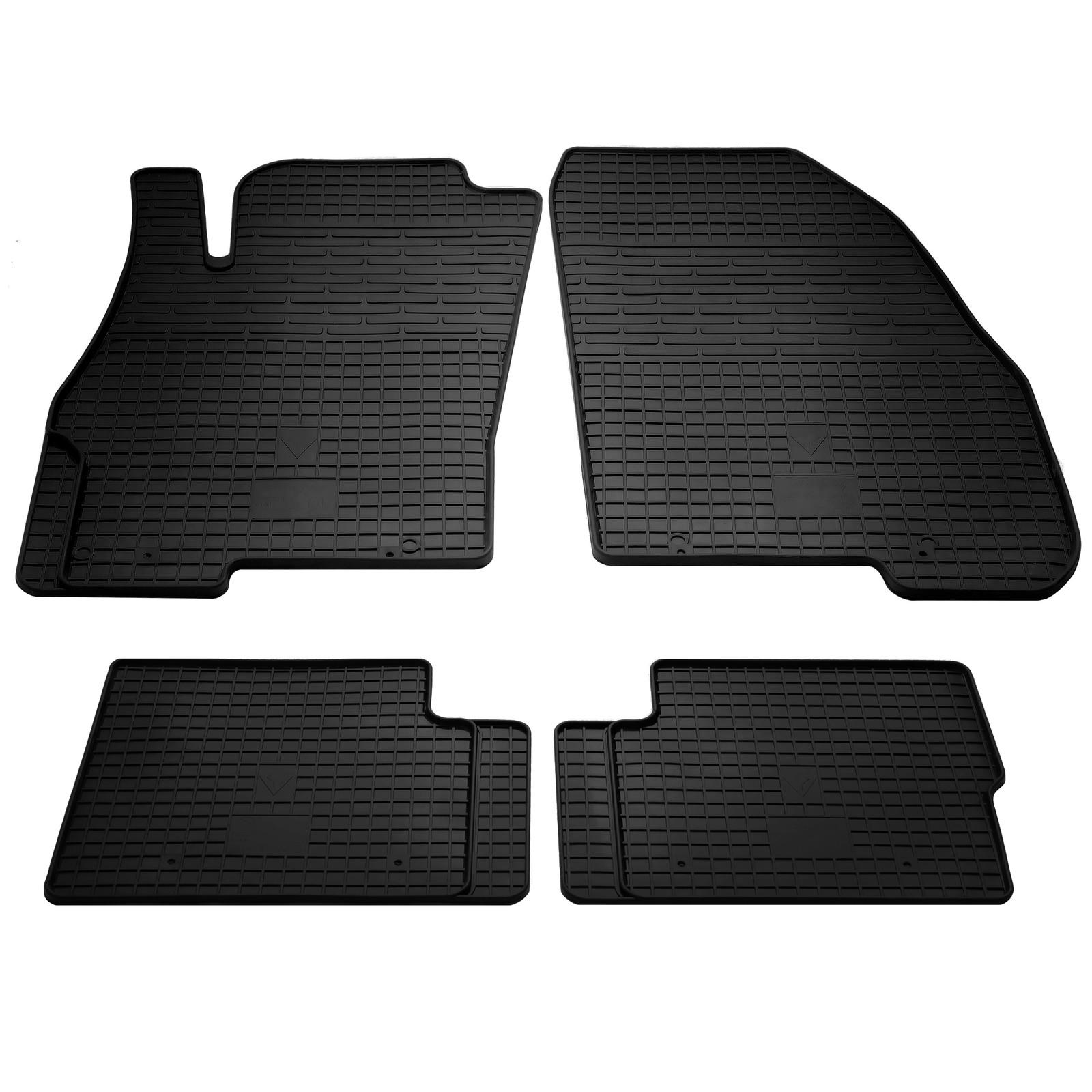 Резиновые коврики Stingray для Fiat Punto Grande/EVO 2006-2018 гг. резина Черный