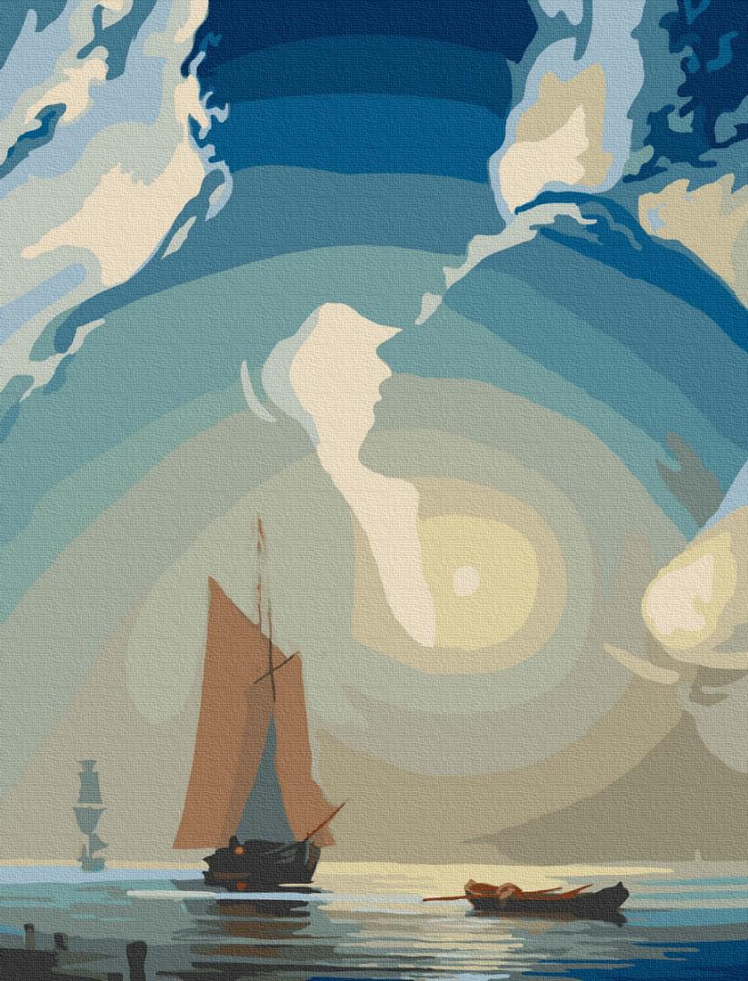 Картина по номерам Brushme Парус в небе 40x50 см (G375)