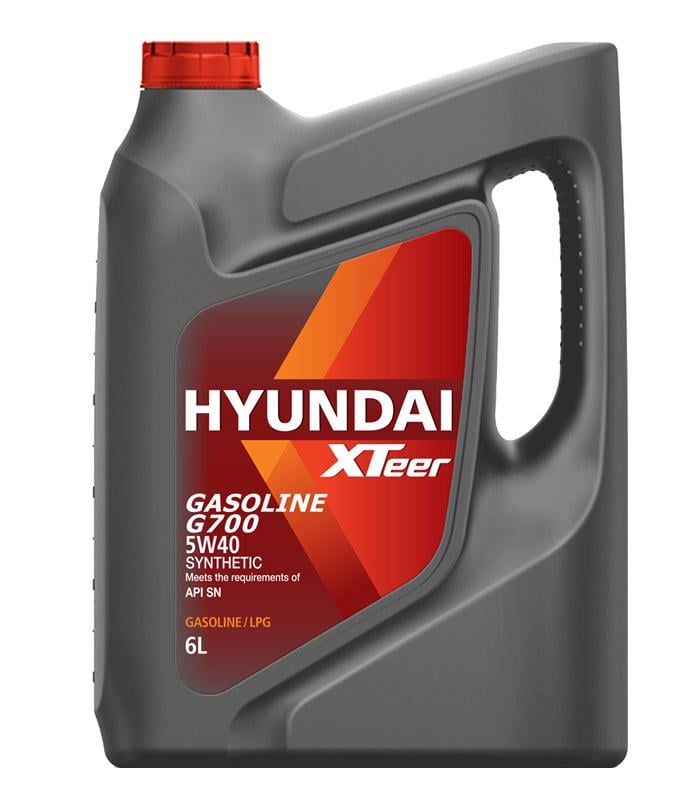 Моторное масло Hyundai XTeer Gasoline G700 5W-40 6 л