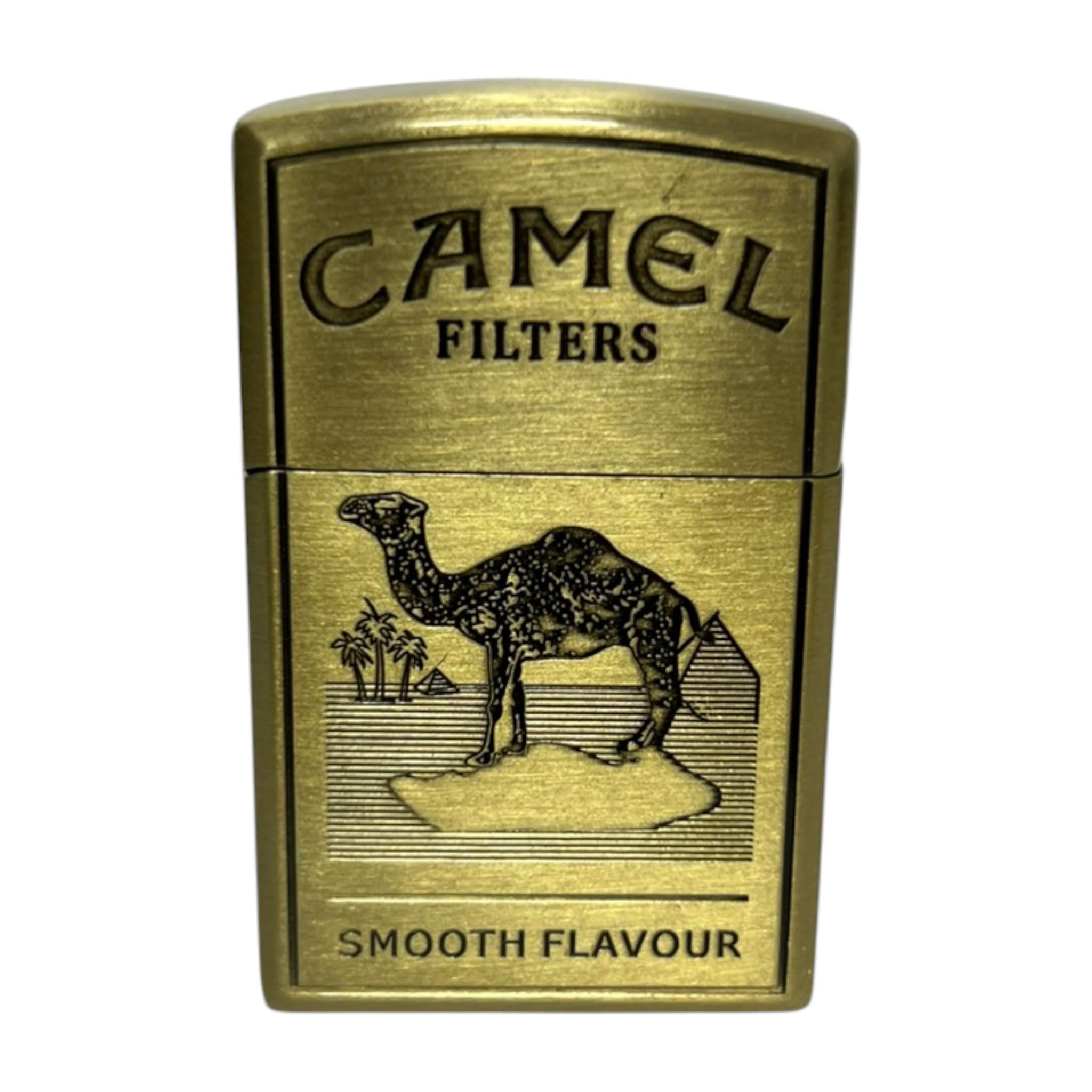 Зажигалка газовая Camel Filmers HL-486 в подарочной упаковке Gold (13033-4)