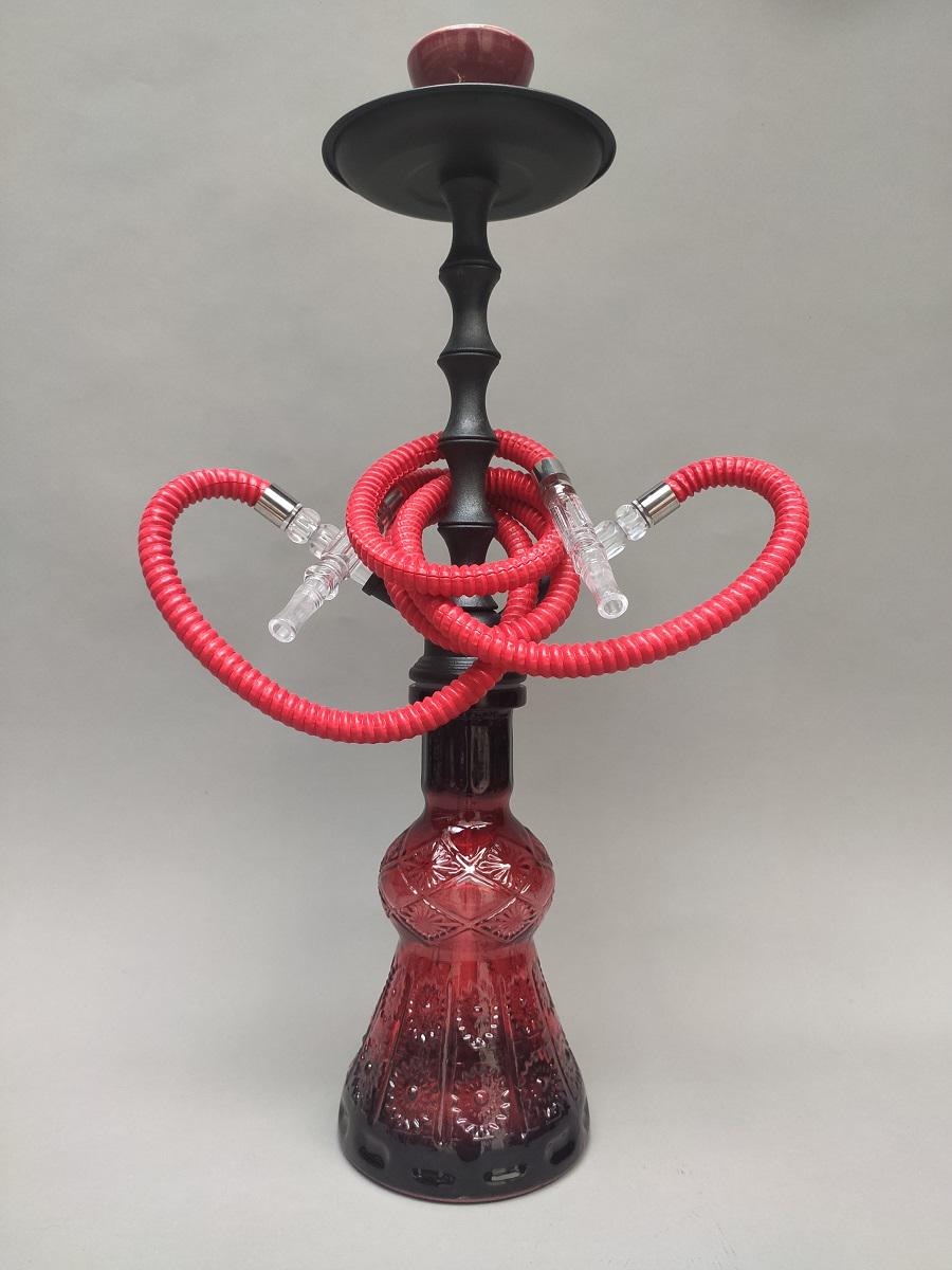 Кальян Hookah Sauda на 2 персоны 52 см Red (K_0156-2Red) - фото 1