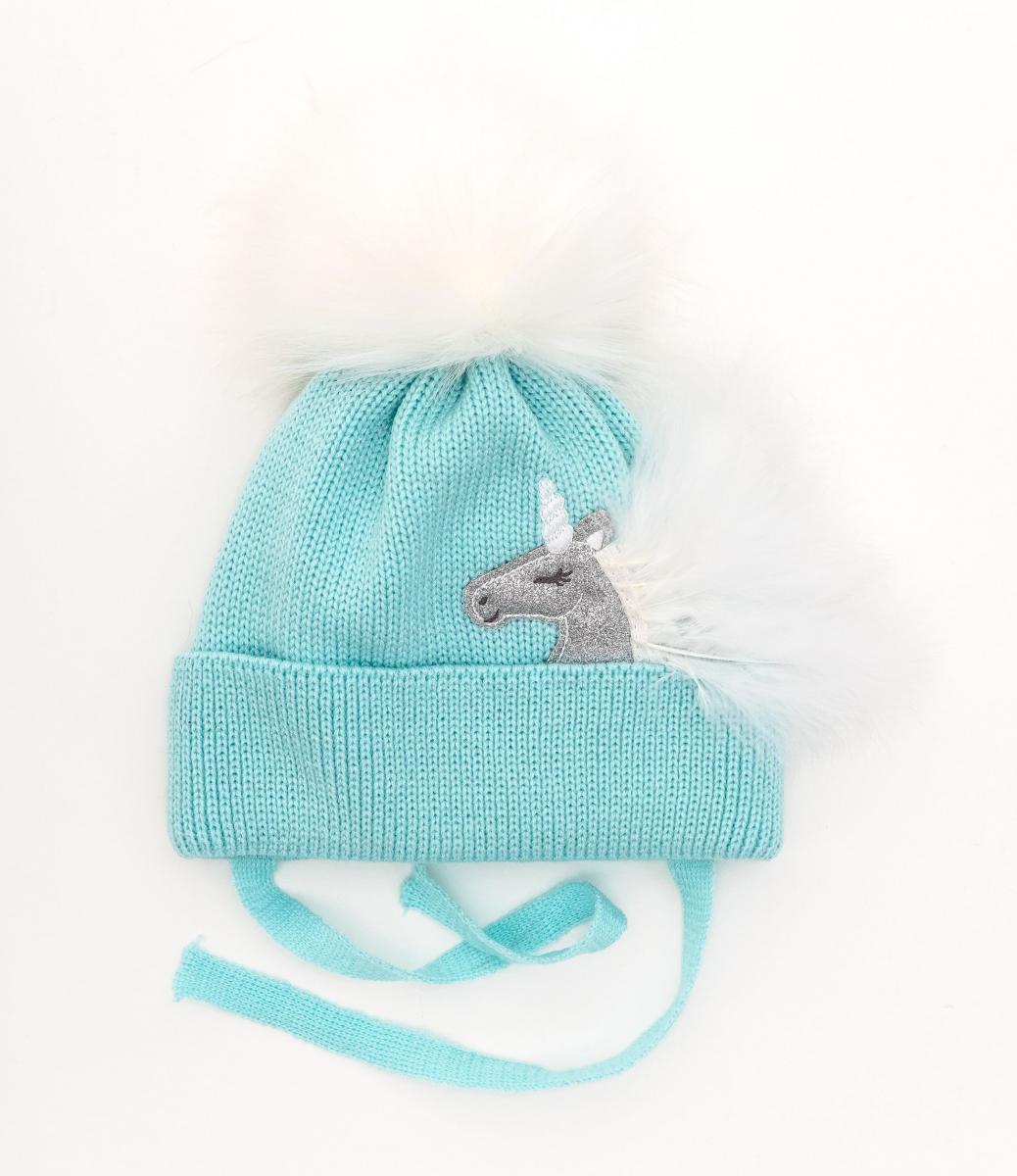 Шапка детская зимняя Alex Адалин 46-50 см Мятный Шапка детская зимняя Alex Адалин 46-50 см Мятный