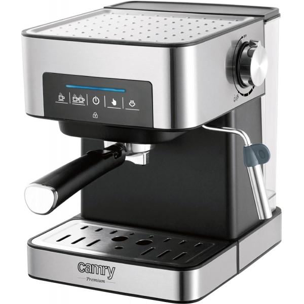 Кофеварка рожковая Camry CR 4410 1000W 15 бар капучинатор 1,6 л Black/Silver (CR4410)