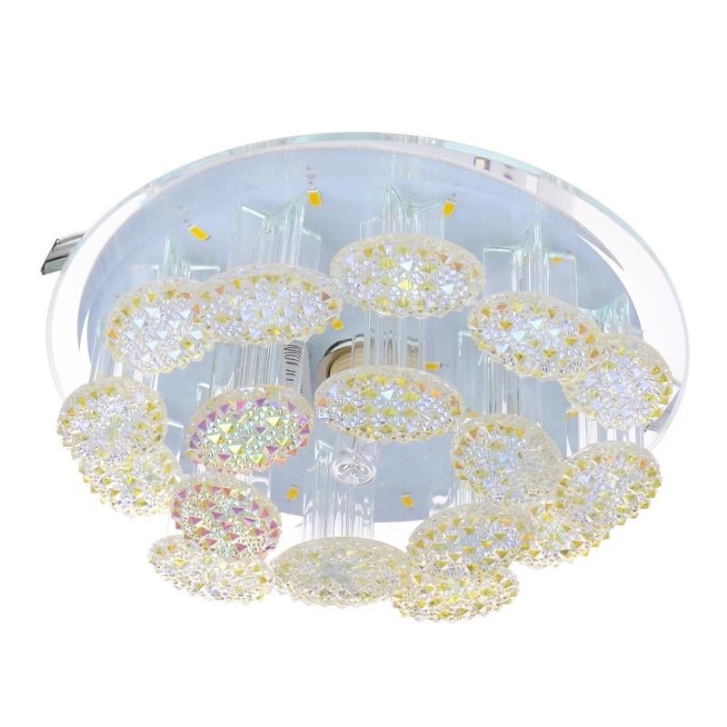 Светильник точечный LED стеклянный HDL-G235 G9+LED YL Brille 36-090