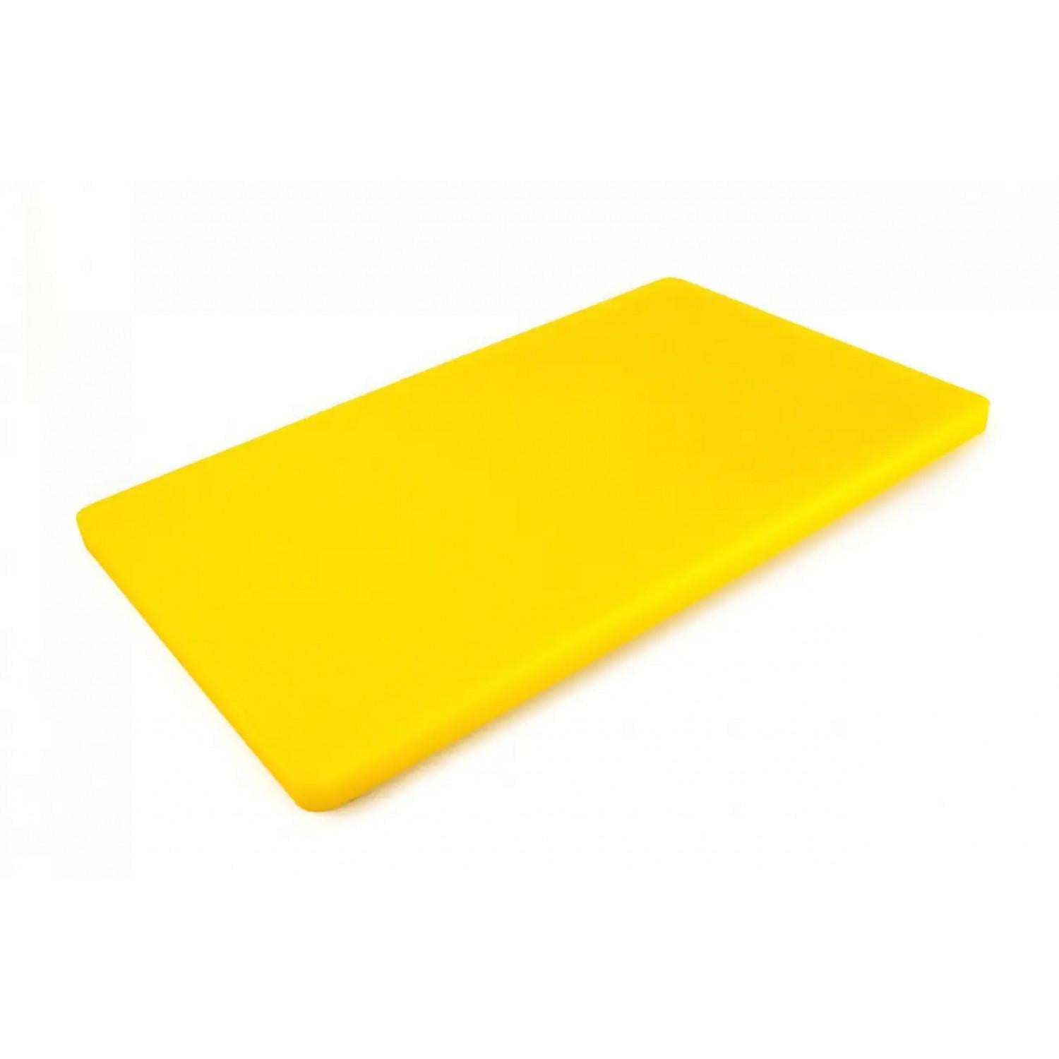 Доска разделочная Yelkar Plastik закругленные края HACCP 400х600х20 мм Yellow (YP 1504-1)